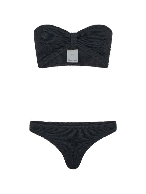 Hunza G Jean textured bikini - Black - zdjęcie produktu nr 1