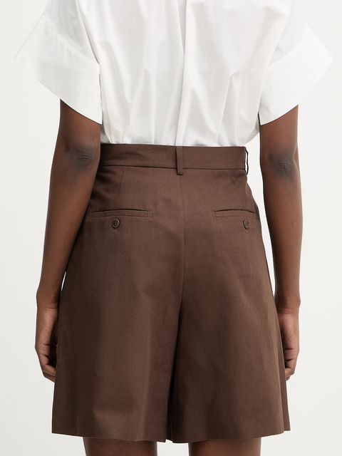 Weekend Max Mara szorty z dodatkiem lnu ECUBA - zdjęcie produktu nr 2