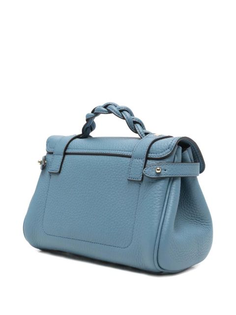 Mulberry mini Alexa braided crossbody bag - Blue - zdjęcie produktu nr 2
