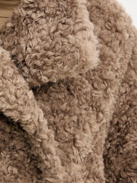 BOSS płaszcz z domieszką wełny kolor beżowy 50548340 - zdjęcie produktu nr 2