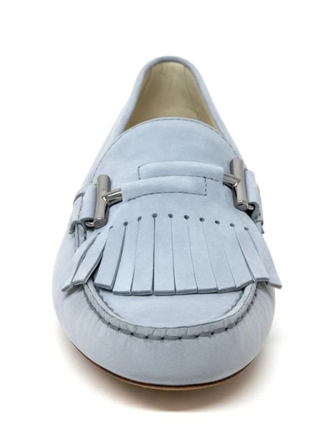 Tod's tassel-buckle loafers - Grey