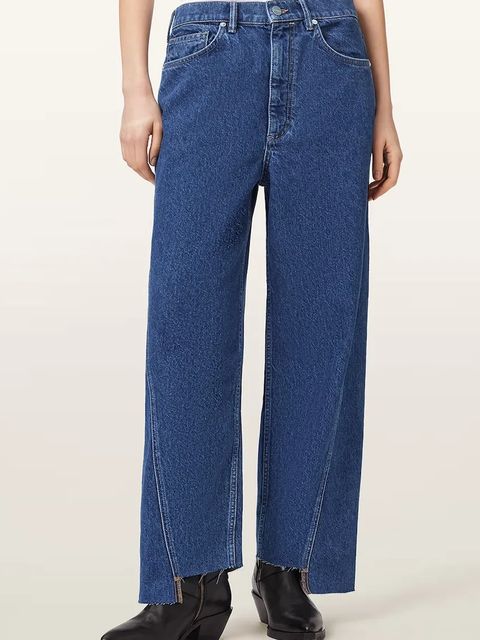 AllSaints jeansy loose damskie FOX - zdjęcie produktu nr 1