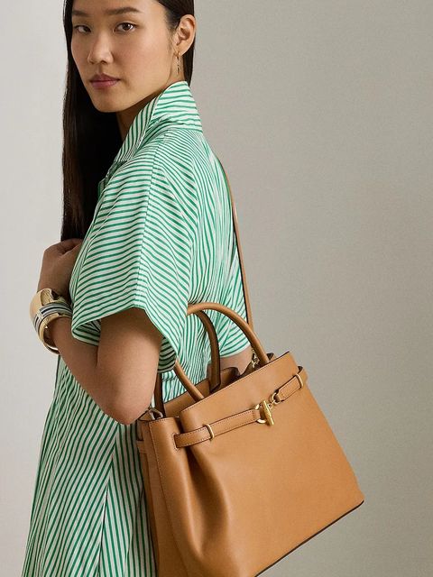 Lauren Ralph Lauren torebka skórzana