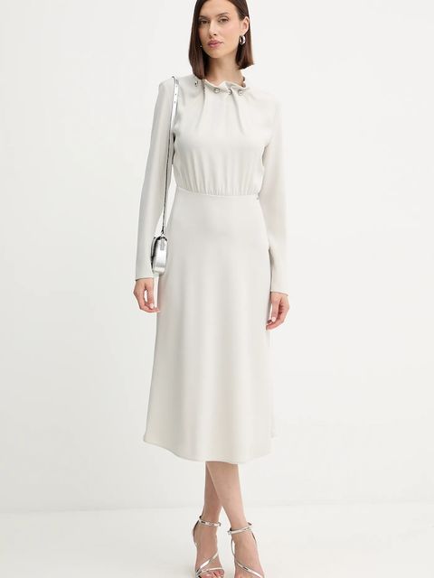 Pinko torebka skórzana kolor srebrny 105353 A2WD