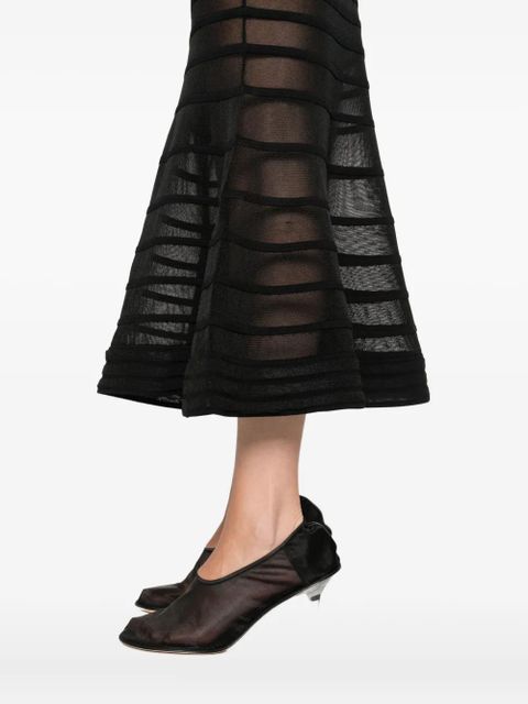 Simkhai Vallarie ribbed midi dress - Black