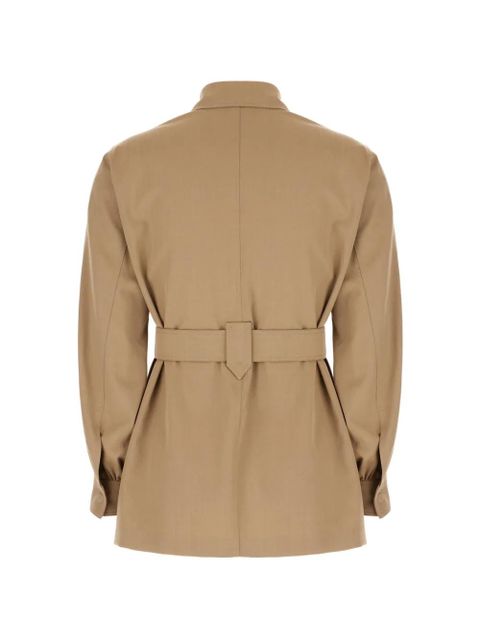 Max Mara belted buttoned jacket - Neutrals - zdjęcie produktu nr 2