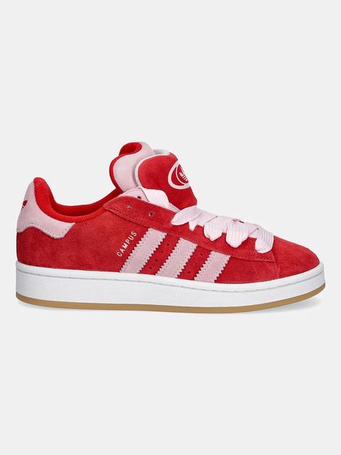 adidas Originals sneakersy zamszowe Campus 00S Double damskie kolor czerwony JQ5743 - zdjęcie produktu nr 2