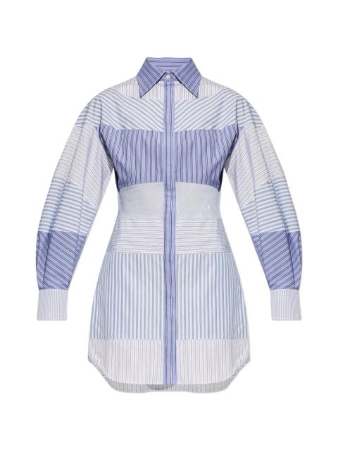 Moschino patchwork shirt dress - Blue - zdjęcie produktu nr 1