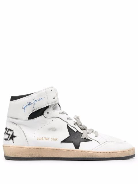Golden Goose Sky-Star high-top lace-up sneakers - White - zdjęcie produktu nr 1