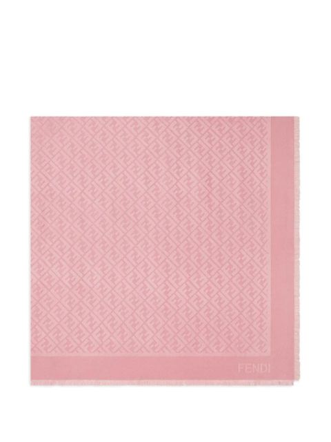 FENDI monogram scarf - Pink