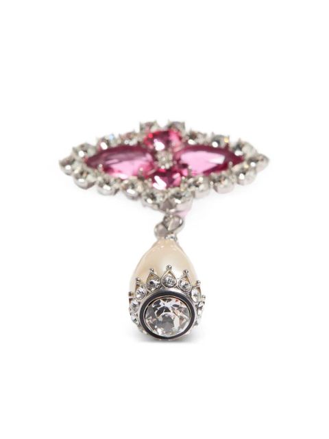 Valentino Garavani Pas Plus teardrop earrings - Silver