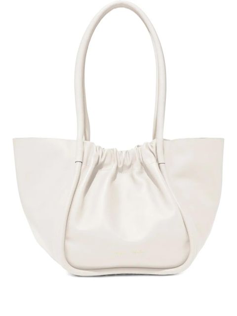 Proenza Schouler large ruched tote bag - White - zdjęcie produktu nr 1