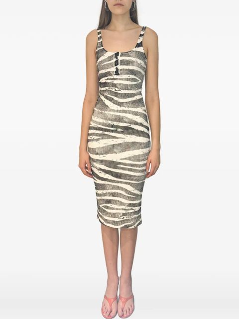 Blumarine printed midi dress - White - zdjęcie produktu nr 1