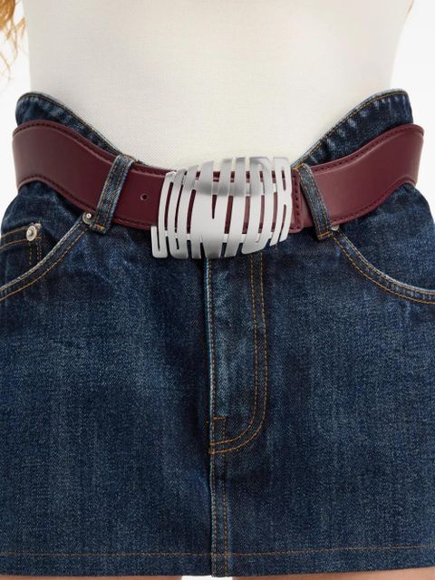 Jean Paul Gaultier wavy buckle belt - Red - zdjęcie produktu nr 2