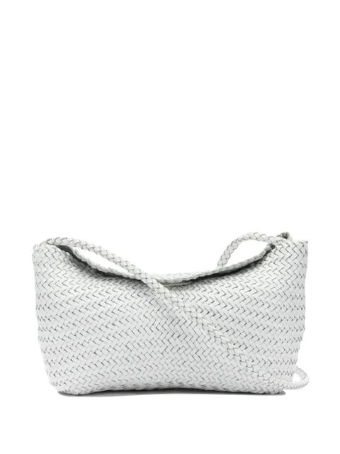 DRAGON DIFFUSION small Corsina leather shoulder bag - White - zdjęcie produktu nr 1