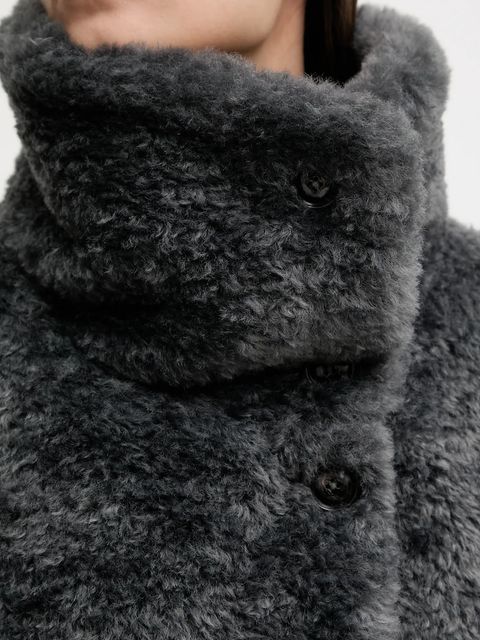 Marc O'Polo płaszcz kolor szary 510607870241