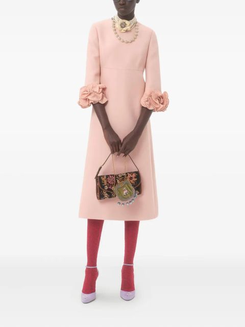 Valentino Garavani midi Crepe Couture midi dress - Pink