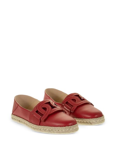 Tod's appliqué espadrilles - Red - zdjęcie produktu nr 2