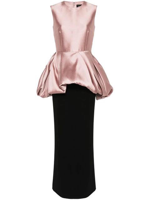 Solace London Emi peplum-detail dress - Pink - zdjęcie produktu nr 1