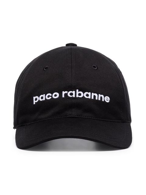 Rabanne logo baseball cap - Black