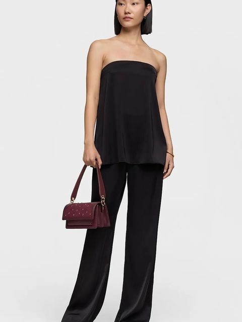 Tous torebka Bandolera kolor bordowy 2002358521