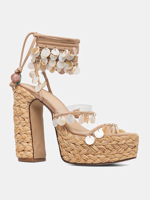 Naked Wolfe sandały Fantastic kolor beżowy Fantastic Natural Raffia - zdjęcie produktu nr 1