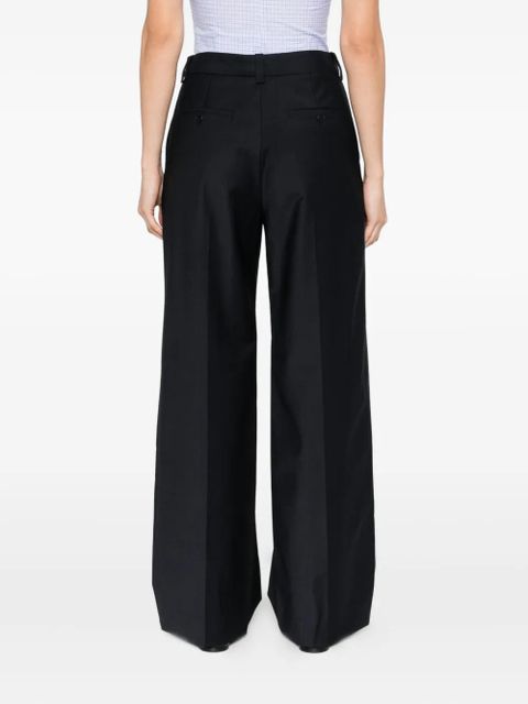 Maje chain-embellished trousers - Blue