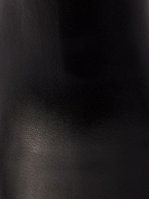 Prada leather 85mm booties - Black