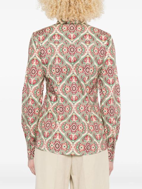 ETRO paisley-print long-sleeve shirt - Neutrals