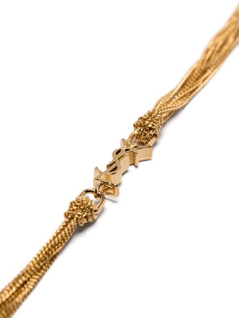 Saint Laurent Cassandre chain bracelet - Gold