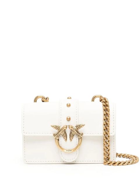 PINKO Love Mini crossbody bag - White - zdjęcie produktu nr 1