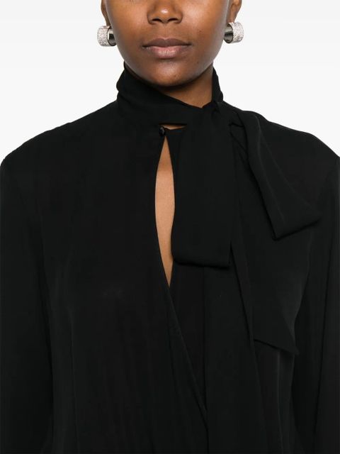 Valentino Garavani silk mini dress - Black