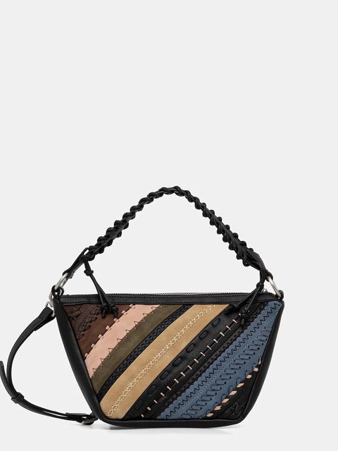 Desigual torebka QUEBEC WHIPSTITCH PAT kolor czarny 25WAXP78 - zdjęcie produktu nr 1