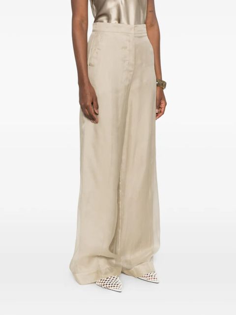 Max Mara Mxeolivi wide-leg trousers - Neutrals