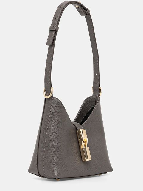 Furla torebka skórzana kolor szary WE00820.ARE000.4283S