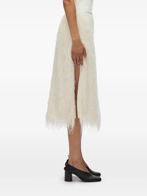 3.1 Phillip Lim fringed midi skirt - White
