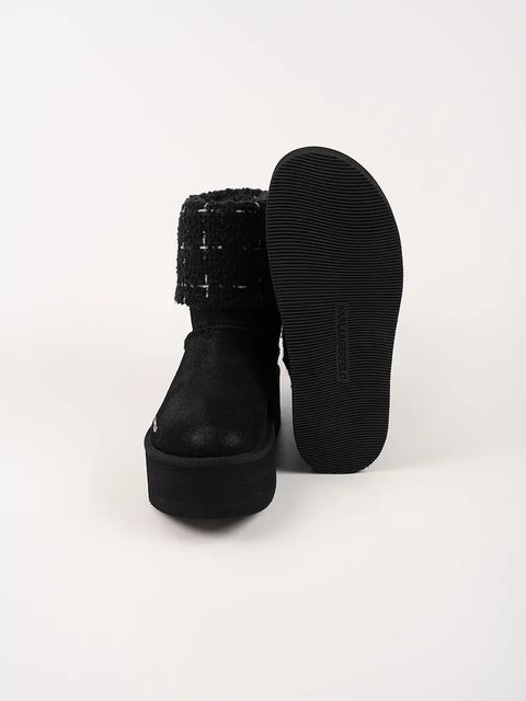 Karl Lagerfeld śniegowce THERMO kolor czarny KL48552