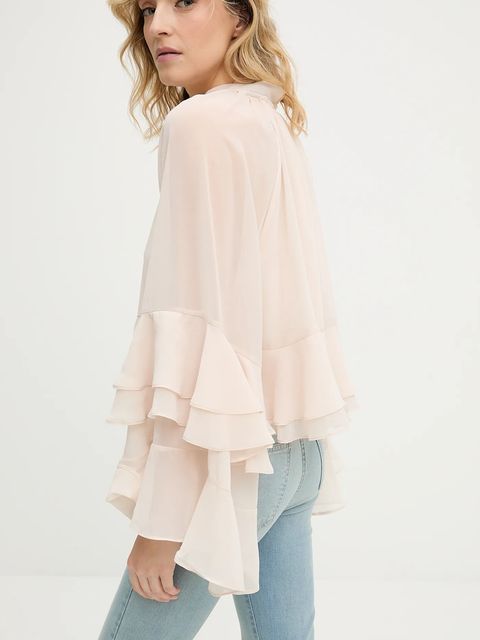 Answear.LAB bluzka damska kolor beżowy gładka - zdjęcie produktu nr 2