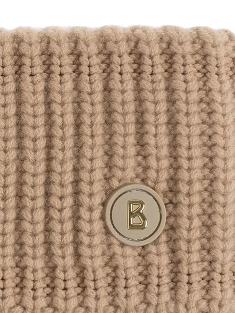 BOGNER Rory ribbed logo headband - Neutrals