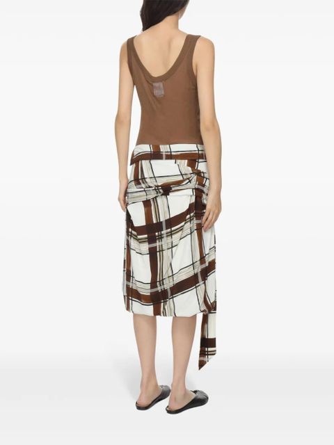 LEMAIRE seamless ribbed tank top - Brown - zdjęcie produktu nr 2