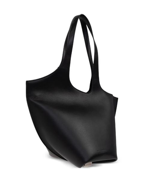 The Attico medium La Scoop tote bag - Black