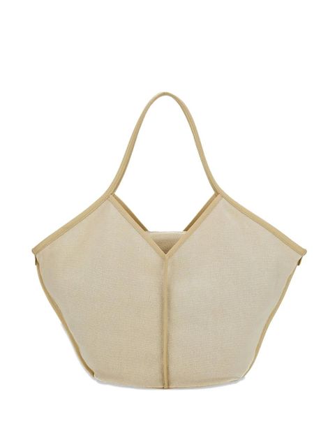 Hereu zipped detachable leather tote bag - Neutrals - zdjęcie produktu nr 1