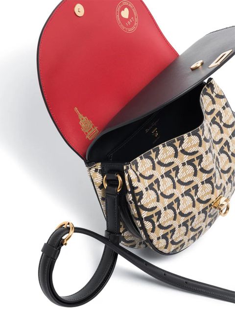 Ferragamo Gancini crossbody bag - Neutrals