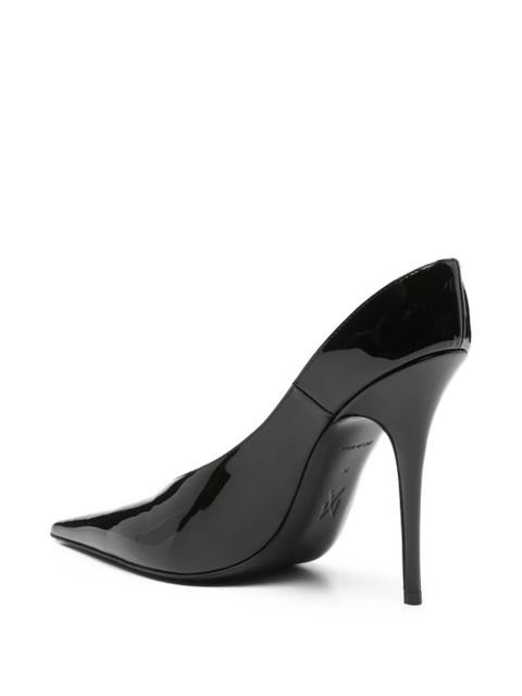 Amina Muaddi 105mm Anok heeled pumps - Black - zdjęcie produktu nr 2