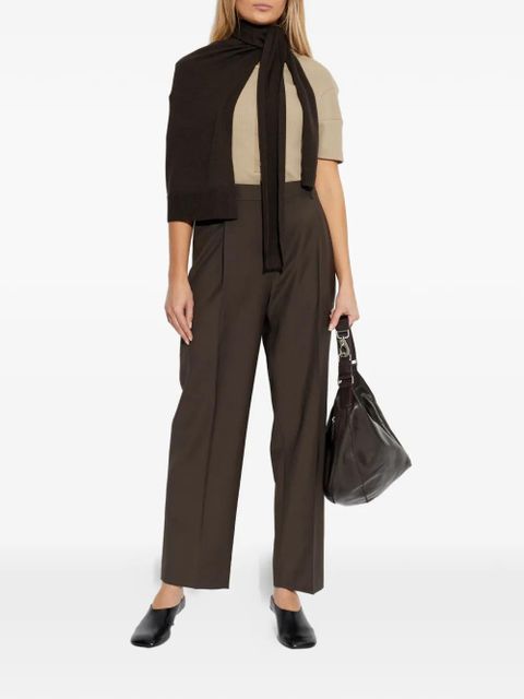 LEMAIRE ribbed T-shirt - Neutrals