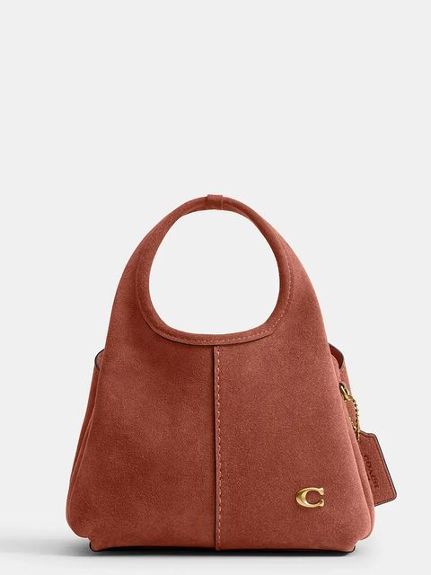 Coach torebka crossbody damska zamszowa Suede Lana Shoulder Bag 19 - zdjęcie produktu nr 1