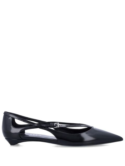 Prada cut-out ballerina shoes - Black - zdjęcie produktu nr 1