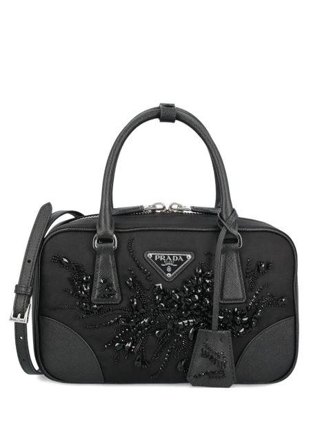 Prada crystal-embellished mini bag - Black - zdjęcie produktu nr 1