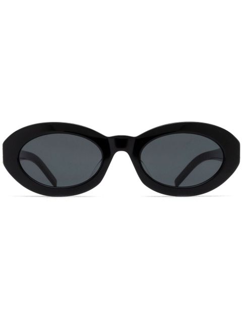 Saint Laurent Eyewear SLM136 oval-frame sunglasses - Black - zdjęcie produktu nr 1