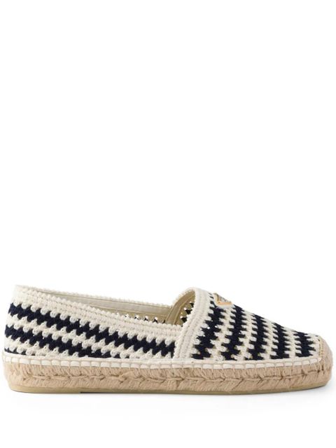 Prada crochet espadrilles - Blue - zdjęcie produktu nr 1